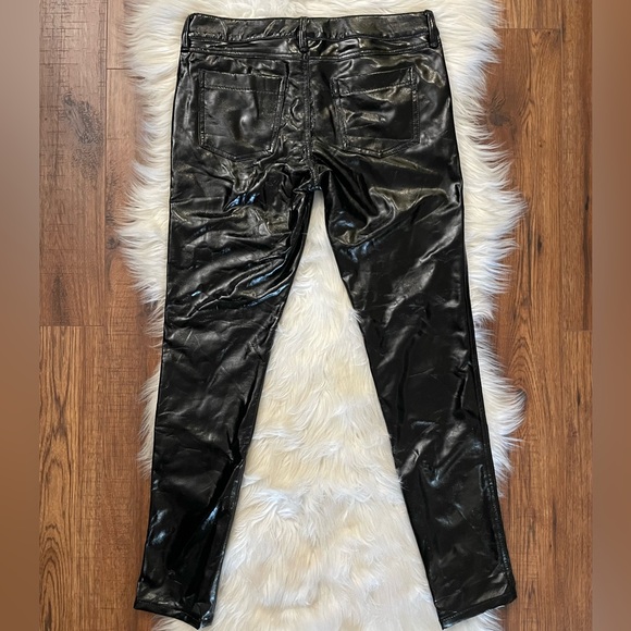 Daang Goodman Tripp NYC Black Pants Size 30/11 PVC Vinyl **FLAWS SEE PHOTOS** - Picture 4 of 12